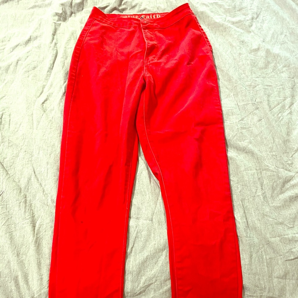 High waisted skinnies